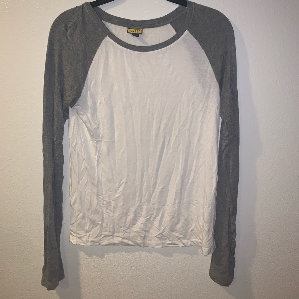 Long sleeve baseball ringer tee